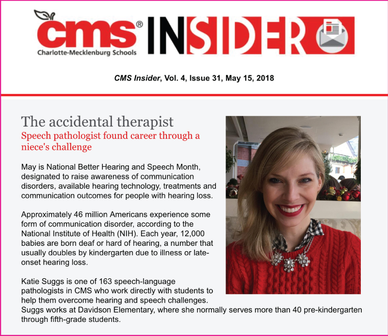 Katie Suggs featured in CMS Insider